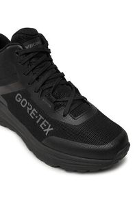 Viking Sneakersy Stride Mid Gtx M GORE-TEX 3-94590-2 Czarny. Kolor: czarny. Materiał: materiał. Technologia: Gore-Tex