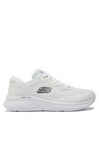 skechers - Skechers Sneakersy Perfect Time 149991/WBK Biały. Kolor: biały. Materiał: materiał