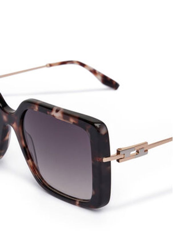 Trussardi Jeans - Trussardi Okulary przeciwsłoneczne TSW9057 Brązowy. Kolor: brązowy