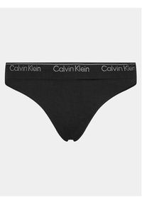 Calvin Klein Underwear Stringi Thong 000QF7095E Czarny. Kolor: czarny. Materiał: wiskoza #2