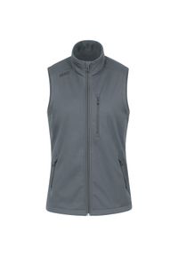 Damska kurtka bez rękawów Jako Premium. Kolor: szary. Materiał: softshell. Długość rękawa: bez rękawów #1