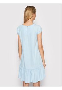 Tom Tailor Sukienka codzienna 1031342 Niebieski Relaxed Fit. Okazja: na co dzień. Kolor: niebieski. Materiał: lyocell. Typ sukienki: proste. Styl: casual #3