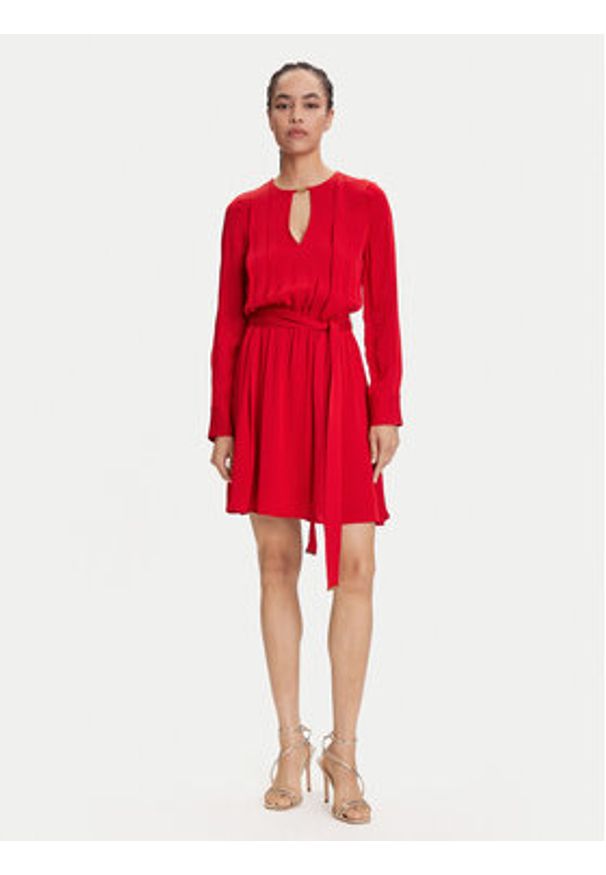 Marciano Guess Sukienka koktajlowa 5YGK33 7356A Czerwony Regular Fit. Kolor: czerwony. Materiał: wiskoza. Styl: wizytowy