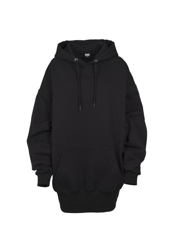 Urban Classics - Bluza damska z kapturem Urban Classic long Oversized. Typ kołnierza: kaptur. Kolor: czarny