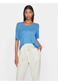 Vila T-Shirt Abella 14089540 Niebieski Relaxed Fit. Kolor: niebieski. Materiał: syntetyk #8