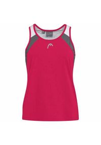 Head - Koszulka bez rękawów damska CLUB 22 Tank Top. Kolor: różowy. Materiał: poliester. Długość rękawa: bez rękawów. Sport: tenis #1