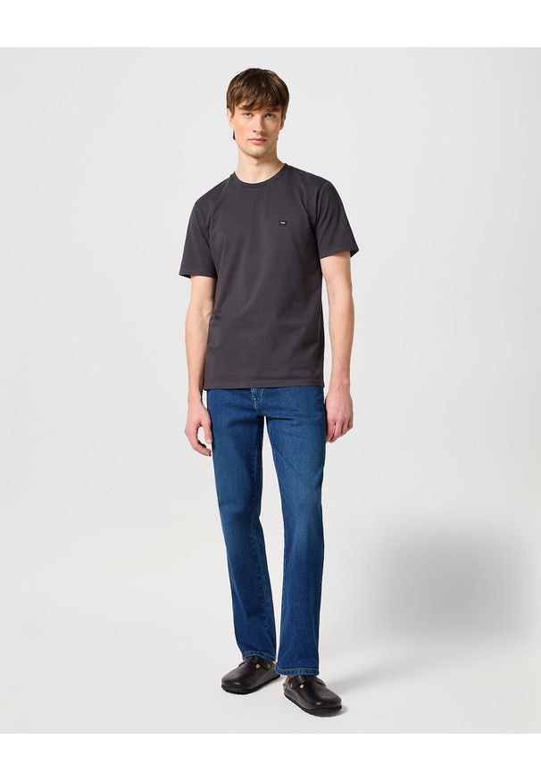 Wrangler - WRANGLER MĘSKIE SPODNIE JEANSOWE JEANSY DŻINSY TEXAS THE ROCK W1218450X 112335241. Styl: rockowy