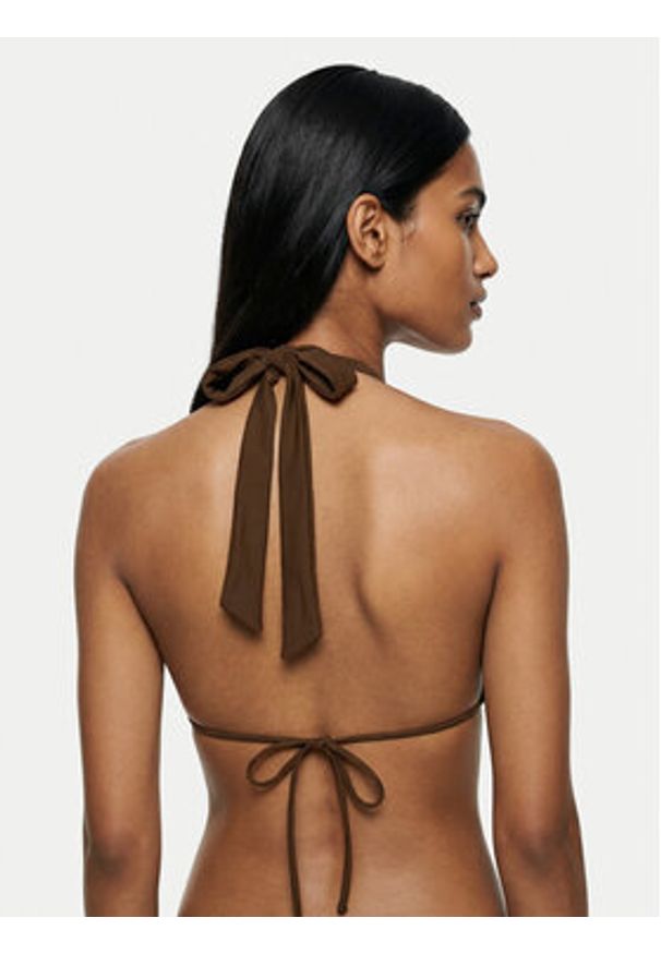 BARDOT - Bardot Góra od bikini Jayda Halter 60324TB Brązowy. Kolor: brązowy. Materiał: syntetyk