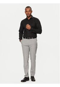 BOSS Koszula H-Hank 50527622 Czarny Slim Fit. Kolor: czarny. Materiał: bawełna #2