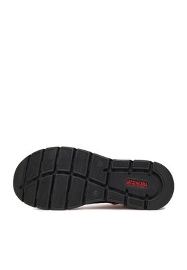 Rieker Botki 55020-33 Czerwony. Kolor: czerwony. Materiał: materiał, syntetyk