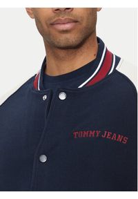 Tommy Jeans Kurtka bomber Varsity DM0DM19237 Granatowy Relaxed Fit. Kolor: niebieski #3