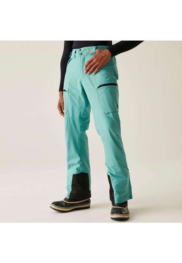 DARE 2B - Spodnie narciarskie męskie z membraną Baseplate II Dare 2b. Kolor: niebieski. Materiał: tkanina. Sezon: zima. Sport: narciarstwo