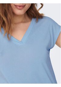 only - ONLY T-Shirt Free 15287041 Błękitny Regular Fit. Kolor: niebieski. Materiał: syntetyk #5