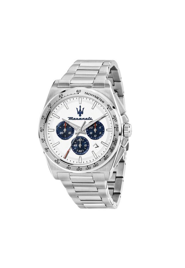 Maserati Zegarek Velocitá Chrono R8873652007 Srebrny. Kolor: srebrny