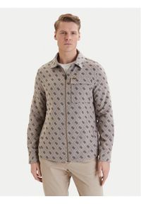 Guess Kurtka przejściowa M6GL05 W1661 Beżowy Classic Fit. Kolor: beżowy. Materiał: bawełna #1