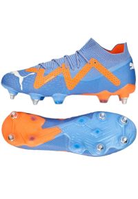 Buty piłkarskie Puma Future Ultimate Mxsg M 107164 01 niebieskie. Zapięcie: sznurówki. Kolor: niebieski. Materiał: materiał, syntetyk. Szerokość cholewki: normalna. Sport: piłka nożna #1