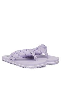 Tommy Jeans Japonki Braided Thong Beach Sandal EN0EN02877 Fioletowy. Kolor: fioletowy. Materiał: materiał #4