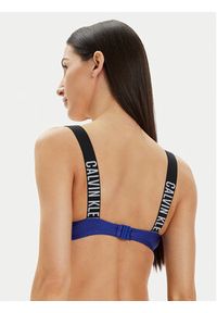 Calvin Klein Swimwear Góra od bikini KW0KW02389 Granatowy. Kolor: niebieski. Materiał: syntetyk #2