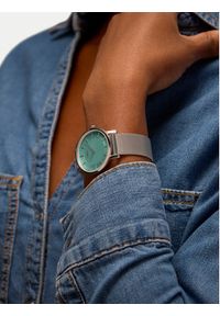 Timex Zegarek Transcend TW2Y10100 Srebrny. Kolor: srebrny