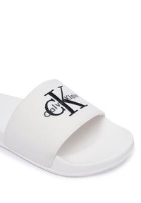 Calvin Klein Klapki Ess HW0HW02958 Biały. Kolor: biały. Materiał: materiał #5