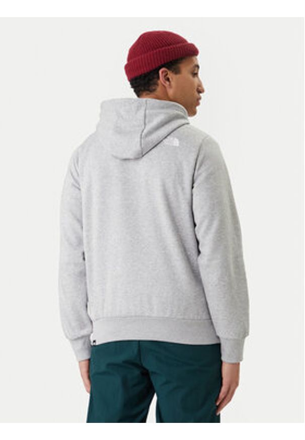 The North Face Bluza Simple Dome NF0A89FC Szary Regular Fit. Kolor: szary. Materiał: syntetyk, bawełna