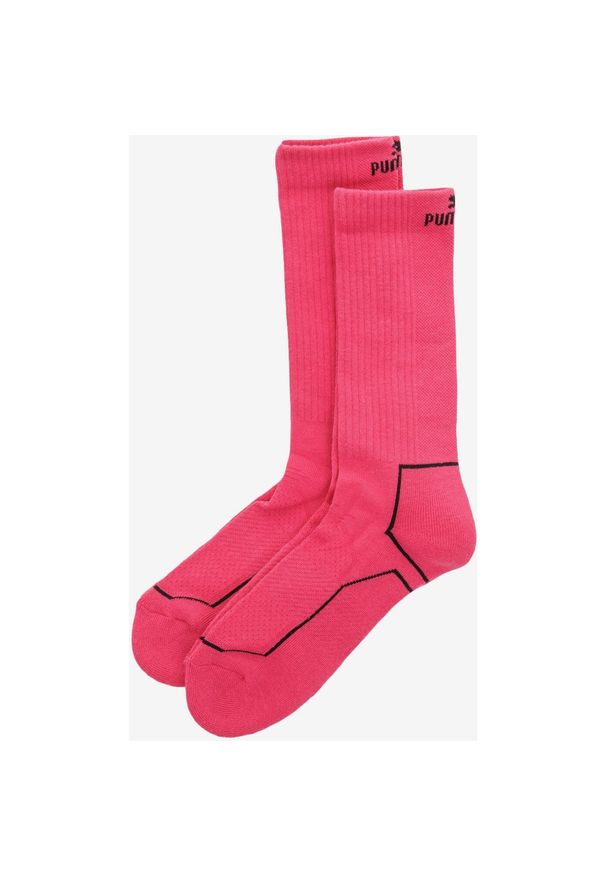 ZEAGLE - PUMA Unisex Różowe Sportowe Skarpetki Neon 2-Pak 39-42. Kolor: różowy. Materiał: poliester, elastan, poliamid, bawełna. Sport: fitness