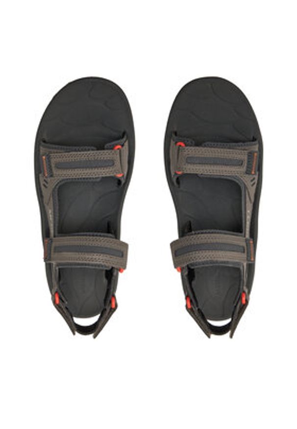 Merrell Sandały Huntington Sport Convert J036873 Szary. Kolor: szary. Materiał: skóra