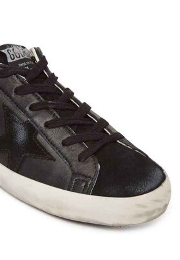 GOLDEN GOOSE Sneakersy Super-Star Classic GWF00101.F003463.90100 Czarny. Kolor: czarny. Materiał: skóra