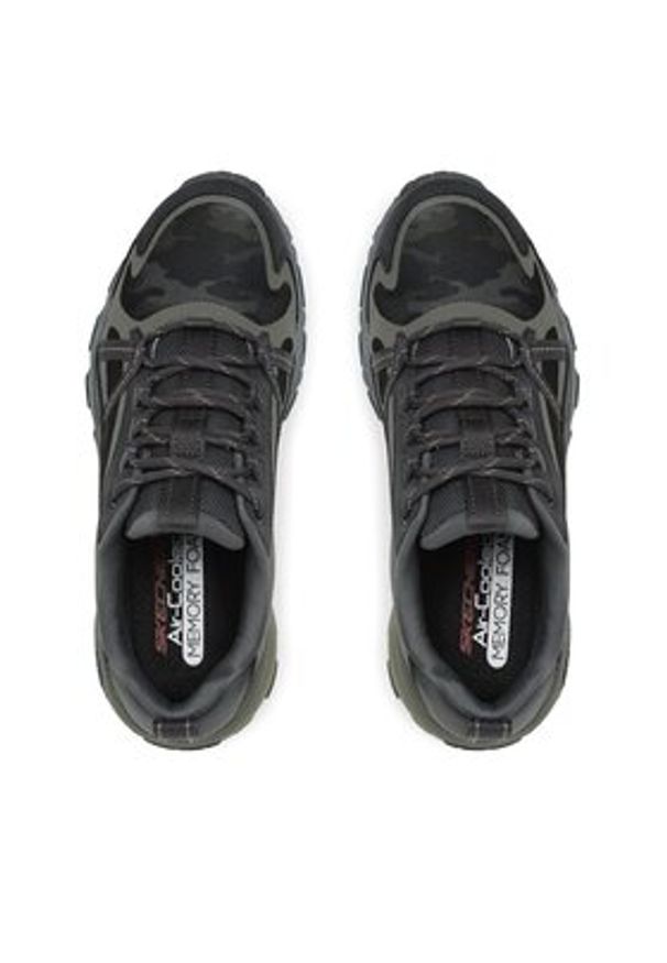skechers - Skechers Trekkingi Max Protect-Task Force 237308 Zielony. Kolor: zielony. Materiał: skóra. Sport: turystyka piesza