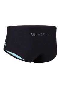AQUALUNG - Strój kąpielowy Męski Aqua Lung Sport 14CM Czarny. Kolor: czarny, niebieski, wielokolorowy. Styl: sportowy