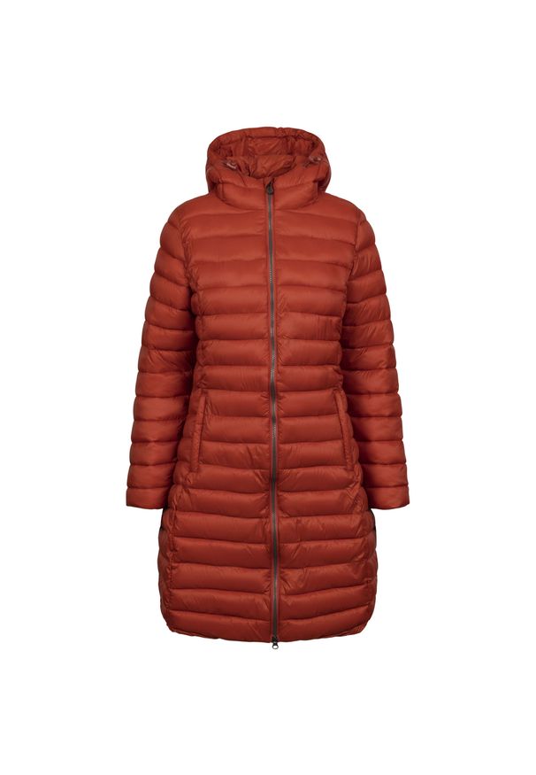 TRESPASS - Kurtka Damska Dorothea Padded Jacket. Kolor: pomarańczowy. Materiał: puch. Sport: turystyka piesza