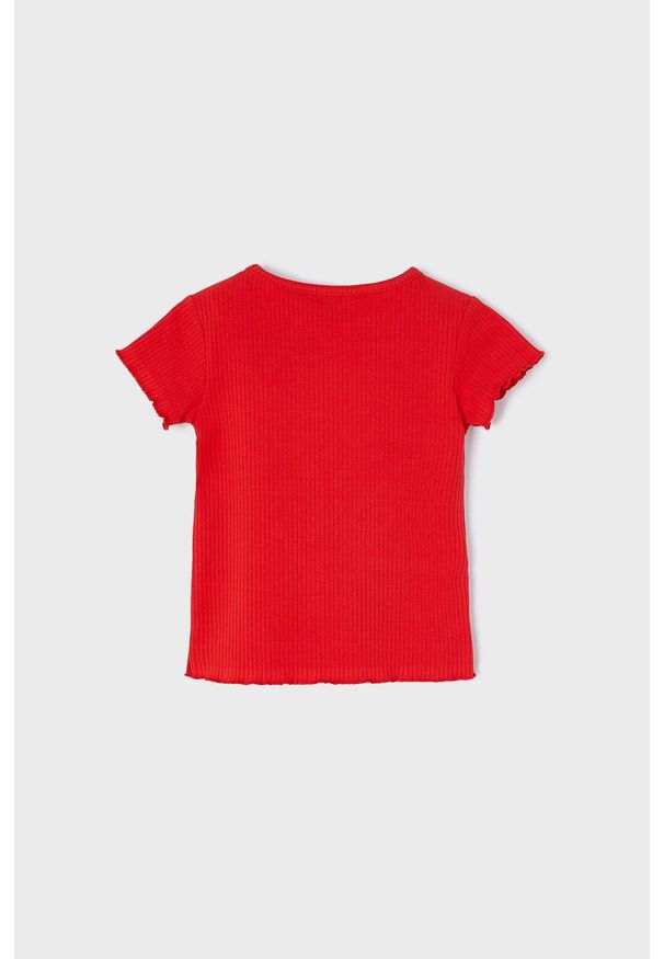 Mayoral t-shirt dziecięcy (2-pack) kolor czerwony. Okazja: na co dzień. Kolor: czerwony. Materiał: bawełna. Styl: casual