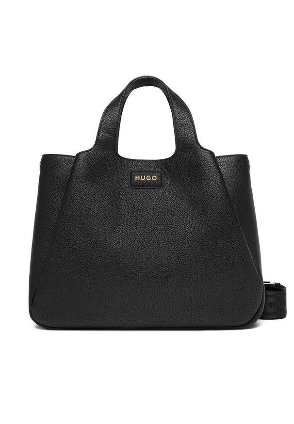 Hugo - Torebka HUGO. Kolor: czarny