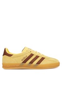 Adidas - adidas Sneakersy Gazelle Indoor KI7136 Żółty. Kolor: żółty. Materiał: skóra, zamsz. Model: Adidas Gazelle #1