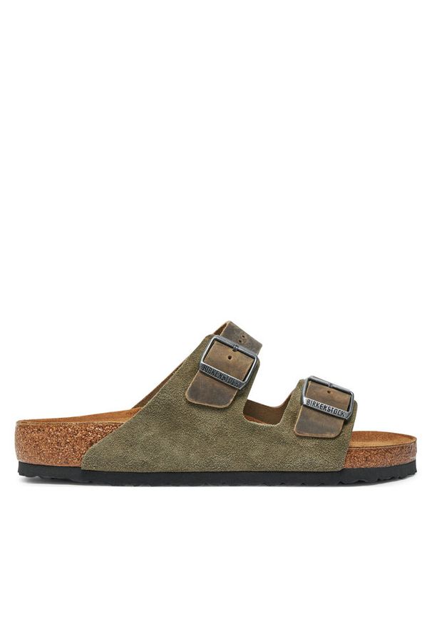 Klapki Birkenstock. Kolor: brązowy