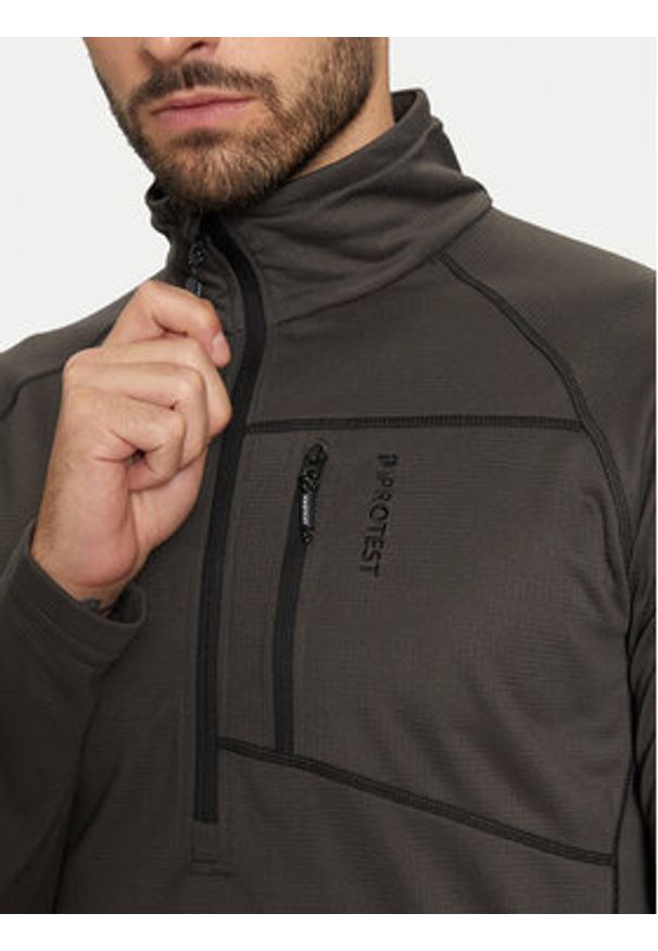 Protest Bluza techniczna Kody 3710644 Szary Regular Fit. Kolor: szary. Materiał: syntetyk