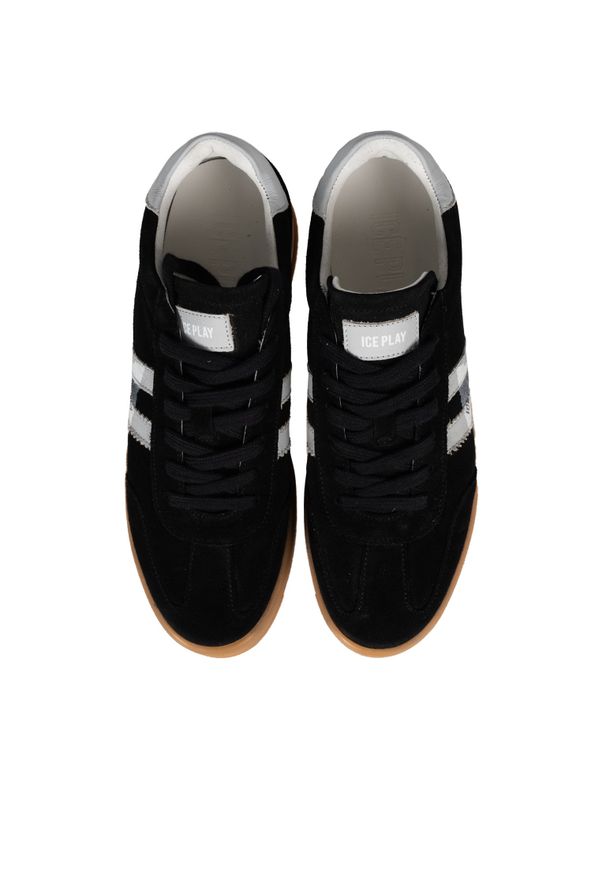 Ice Play Sneakersy | CAMPS001M3L1 | Mężczyzna | Czarny. Okazja: na spacer, na co dzień. Nosek buta: okrągły. Kolor: czarny. Materiał: skóra ekologiczna. Sport: turystyka piesza