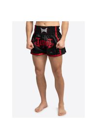 TAPOUT - Szorty do boksu tajskiego Tapout Diablo. Kolor: wielokolorowy, czarny, czerwony. Sport: fitness #1