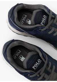Polo Ralph Lauren - Sneakersy męskie POLO RALPH LAUREN TRACKSTR 200. Okazja: do pracy, na spacer, na co dzień. Kolor: niebieski. Sport: turystyka piesza