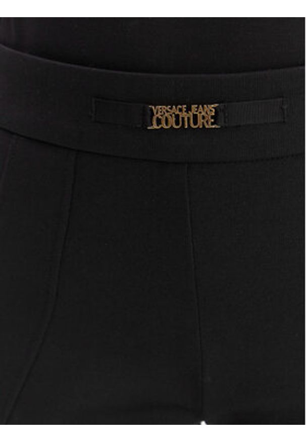 Versace Jeans Couture Spodnie materiałowe 80HAA115 J0092 Czarny Flare Fit. Kolor: czarny. Materiał: syntetyk