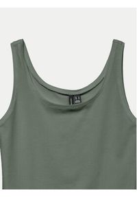 Vero Moda Top Lulu 10326294 Zielony Regular Fit. Kolor: zielony. Materiał: bawełna