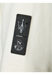North Sails T-Shirt MASERATI 453017 Écru Regular Fit. Materiał: bawełna