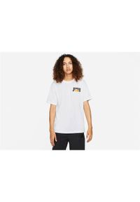 Koszulka sportowa męska Nike Air Jordan Sport Dna. Kolor: biały. Długość rękawa: krótki rękaw. Długość: krótkie. Sport: fitness