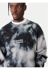 Hugo - HUGO Bluza Sestroy 50553584 Czarny Regular Fit. Kolor: czarny. Materiał: bawełna #4