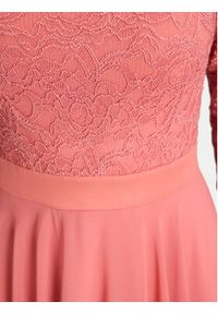 Swing Sukienka koktajlowa 77761710 Koralowy Regular Fit. Kolor: pomarańczowy. Materiał: syntetyk. Styl: wizytowy #2