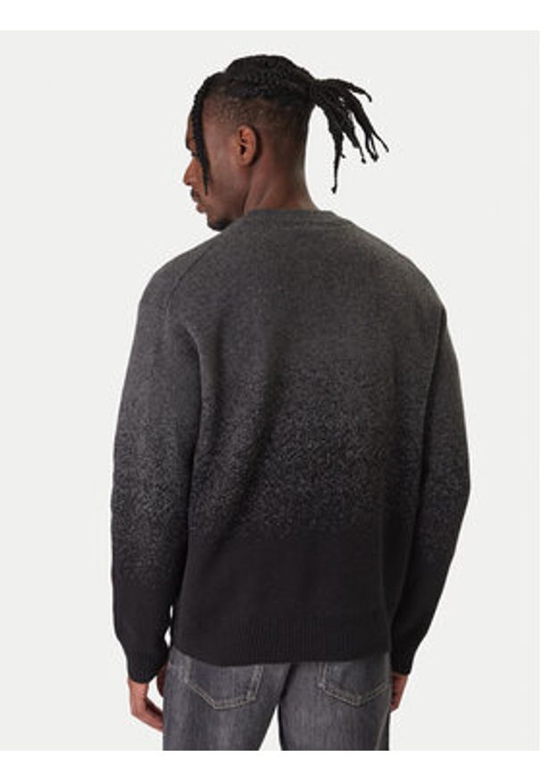 BOSS Sweter Kalbrush 50548701 Czarny Regular Fit. Kolor: czarny. Materiał: wełna