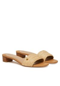 Lauren Ralph Lauren - LAUREN RALPH LAUREN Klapki Fay Braided 802966850001 Beżowy. Kolor: beżowy #5