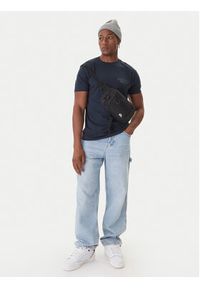 Quiksilver T-Shirt Anchor EQYZT08178 Granatowy Regular Fit. Kolor: niebieski. Materiał: bawełna #5