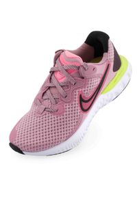Nike WMS Renew Running 2 – damskie buty do biegania, 36,5. Kolor: zielony, różowy, wielokolorowy, fioletowy. Szerokość cholewki: normalna. Sport: bieganie #1
