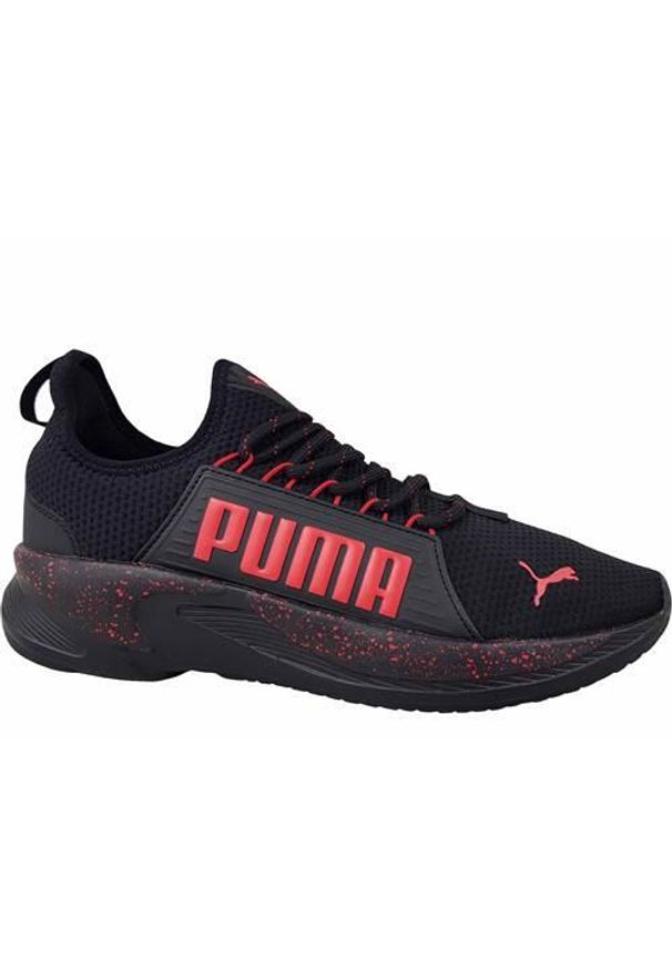 Buty do biegania męskie Puma Softride Slip. Zapięcie: sznurówki. Kolor: czarny. Materiał: materiał, syntetyk. Szerokość cholewki: normalna